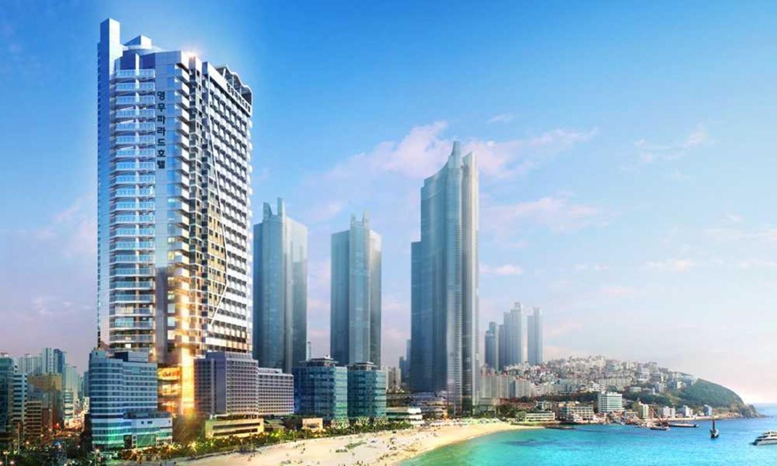 Busan Yeongmu Parade Hotel Haeundae Beach Buitenkant foto